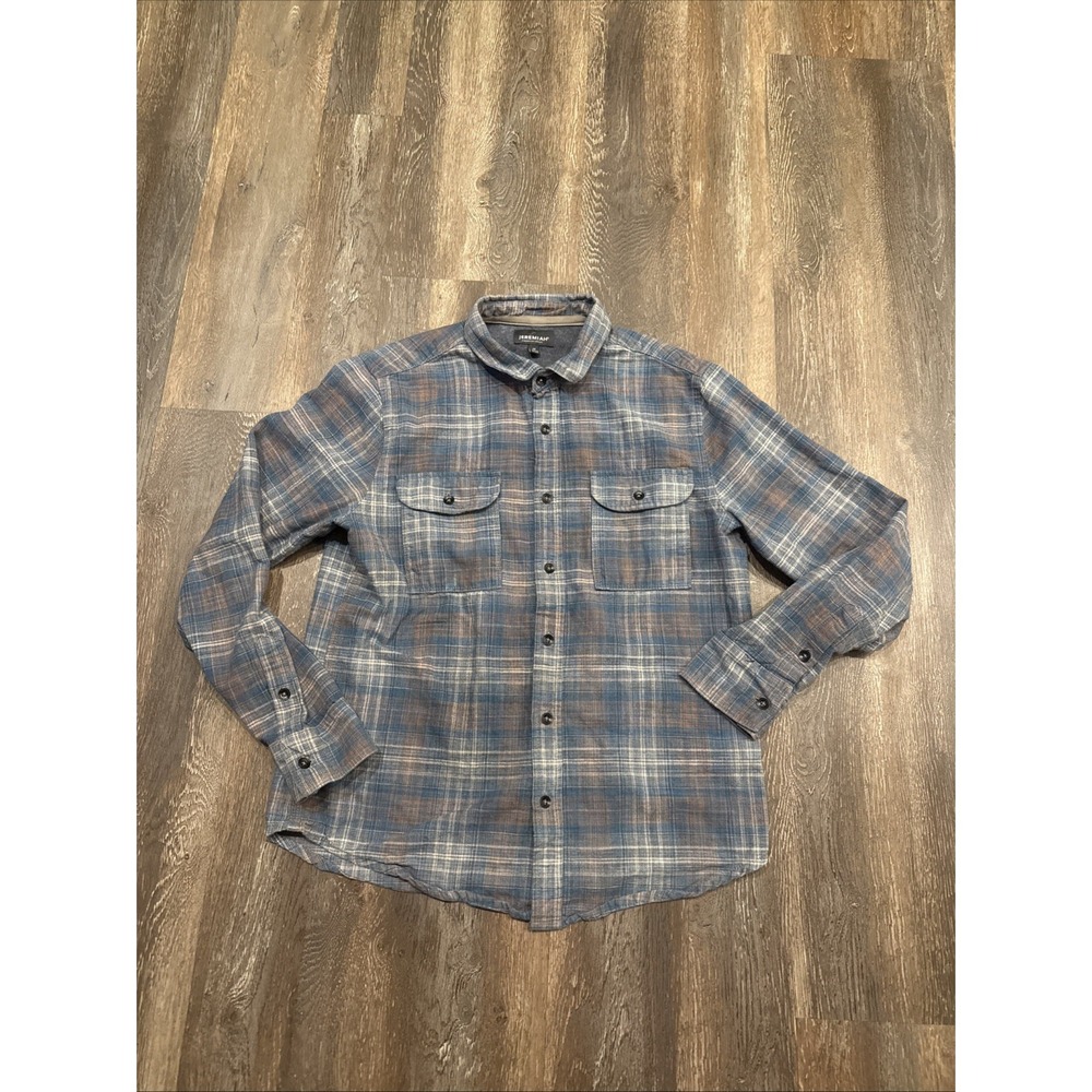 Jeremiah American Legacy Plaid Flannel Men's Size Medium 100% Cotton
